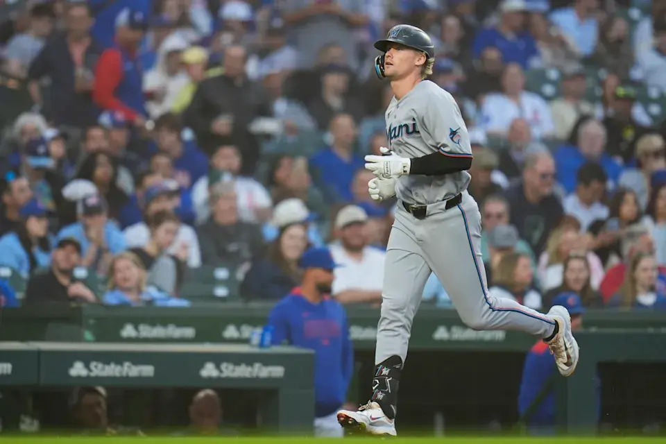 Stowers Two-Homer Game Powers Marlins Past Cubs 3-1